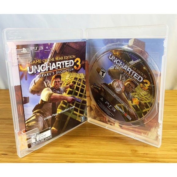 Uncharted 3: Drakes Deception (Sony PlayStation 3 PS3, 2012) Complete w/ Manual - Picture 1 of 6